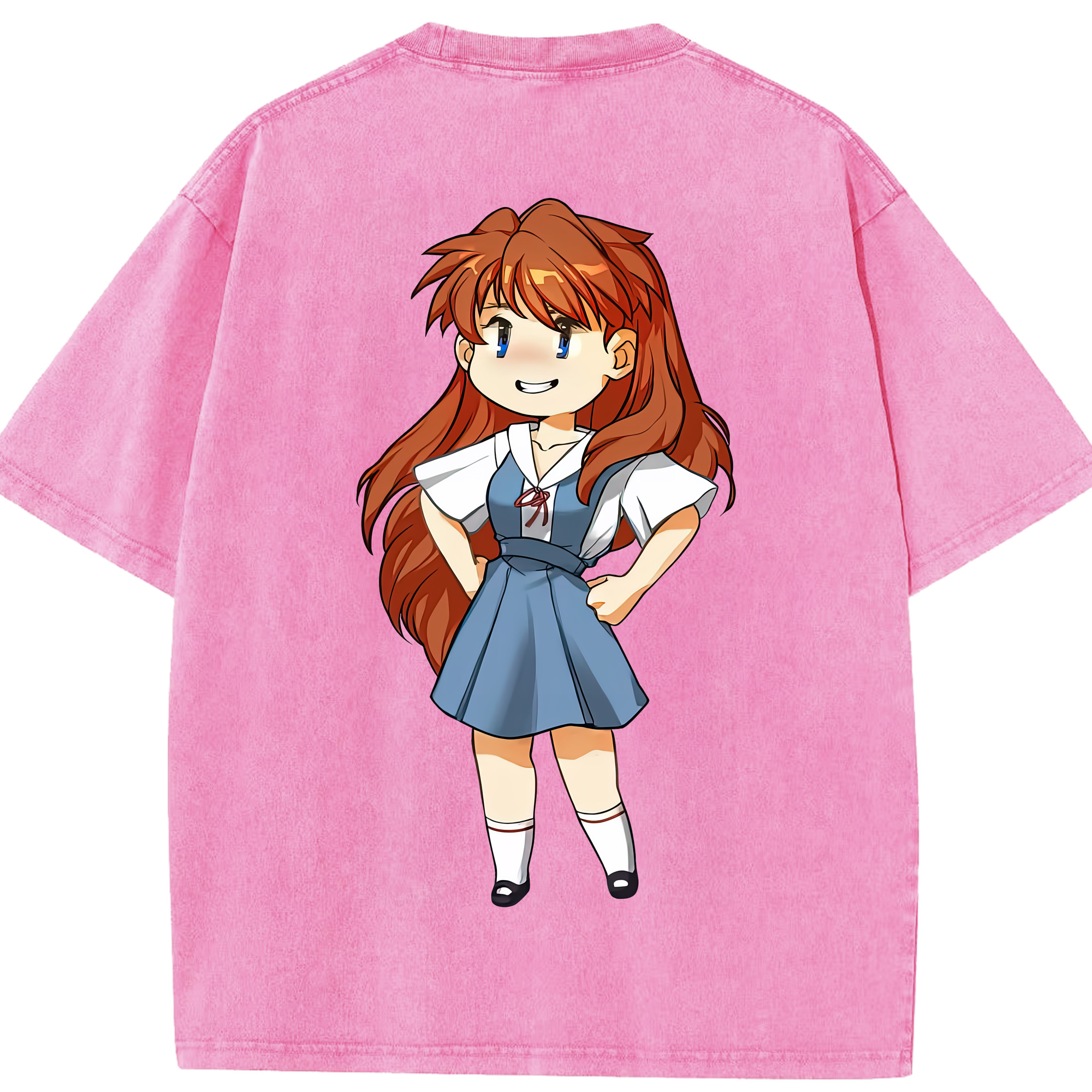 （画像用） EVA 新世紀エヴァンゲリオン 綿100% ヴィンテージ風 半袖Tシャツ（背面プリント）
